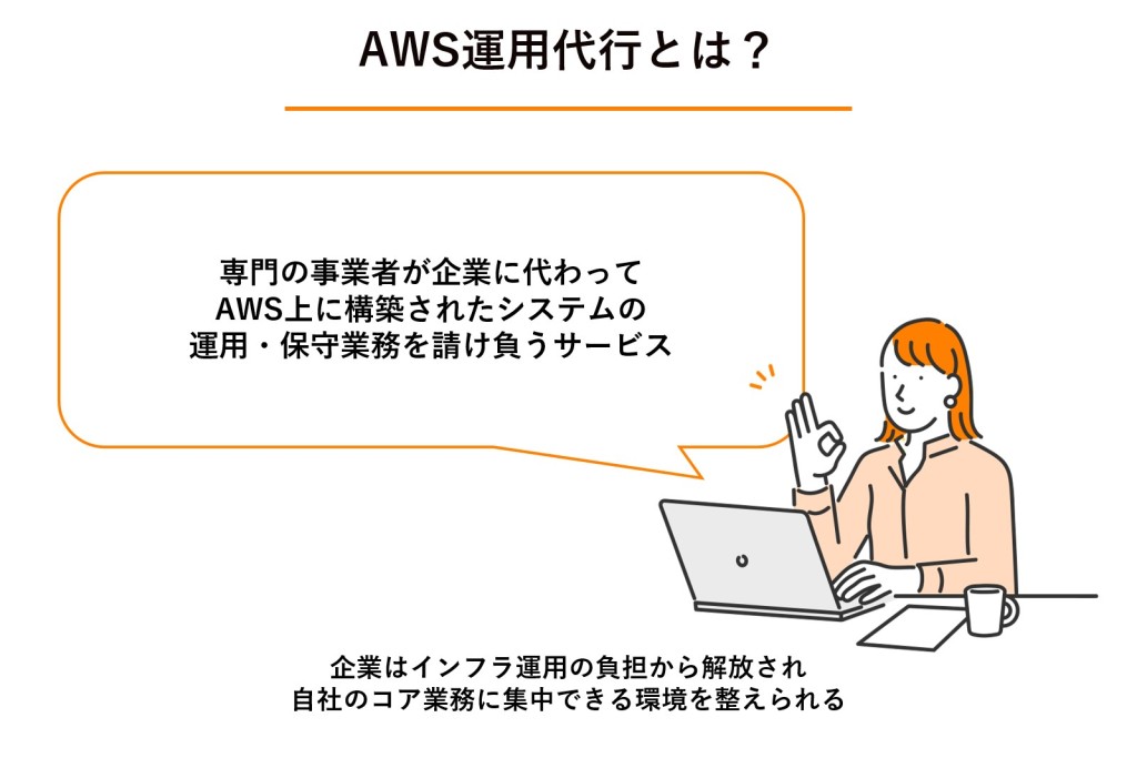 図解:AWS運用代行とは?